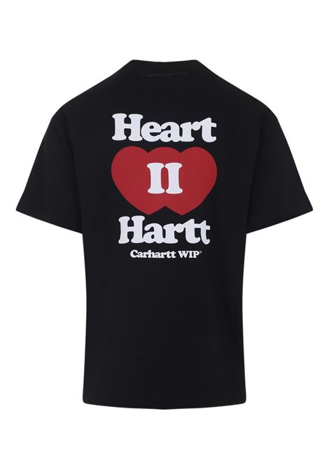 t-shirt heart II hartt uomo nera CARHARTT WIP | I03520389.XX